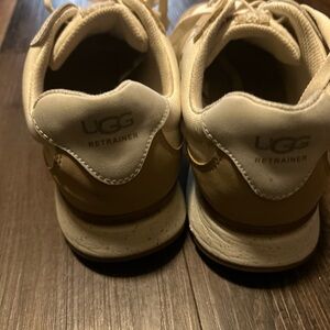 UGG Kids Tan and Cream Sneakers